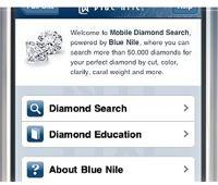 BlueNile.com original mobile website from 2009